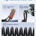USBC to USBC Cable for Car, 3FT Coiled USB Type C Charge Cable Fast Charging, 2Pack Short USB-C Cable Compatible with iPhone 17/16/15/Samsung Galaxy S20 S10 S9 Plus Note 10 9 8 and More USB C Devices
