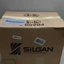 Bedding_Dreamer Satin Comforter Set with Sheet Set King Silk Like Grey Bed in a Bag 8 Pcs Luxury Silky Bedding with 1 Cushion Cover Soft & Smooth