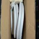 HANSUM Mini Split Line Set,3/8" 5/8" OD Copper Pipes Tubing and White PE Thickened Insulated Coil with Flared Nuts for Mini Split Air Conditioner HVAC or Heat Pump System (50FT(3/8+5/8))
