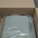 Great Bay Home Full/Queen Size Green 100% Cotton Honeycomb Waffle Quilt and Sham Set - Garment Washed, Waffle Weave Like Texture, Lightweight 3-Piece Bedding Set (Eucalyptus Green)