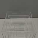 Geelin 6 Pack Acrylic Risers for Display Acrylic Cube Boxes Risers Display Stands with Hollow Bottoms Decorative Stand for Jewelry Candy Table Decor 6 Sizes(Clear)