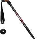 Trekking Poles, Adjustable Hiking Walking Stick, Strong Lightweight Aerospace-Grade Aluminum Alloy, Cork Grip and Quick Twist Lock for Walking Travelling Hiking (Aluminum,Aluminum Alloy,Nylon)