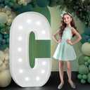 Marquee Letters - 4 Feet Tall, Light Up Letters for Marry Me Wedding Event, Bridal Shower, Baby Shower, Graduation, Anniversary Party Decor