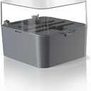 Ninja XSKNF70SBX Professional XL Food Processor Storage Box, (Compatible with NF700 Ninja Food Processors : Specifically for storing Dough Blade, Chop Blade, & Discs)., Gray