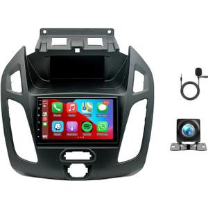2+64G Car Radio Receiver for Ford Transit Connect 2014 2015 2016 2017 2018 | Car Stereo with Wireless Carplay Android Auto Bluetooth Touch Screen with WiFi FM GPS SWC Backup Camera