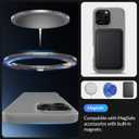 LONLI 2.0 - for iPhone 16 Pro Case - The Toughest Leather Magnetic Protective Phone Cover - [360 Shock-Absorbent Bumper and Inner TPE Frame] - [Compatible with Magsafe] - Moon Mist Leather