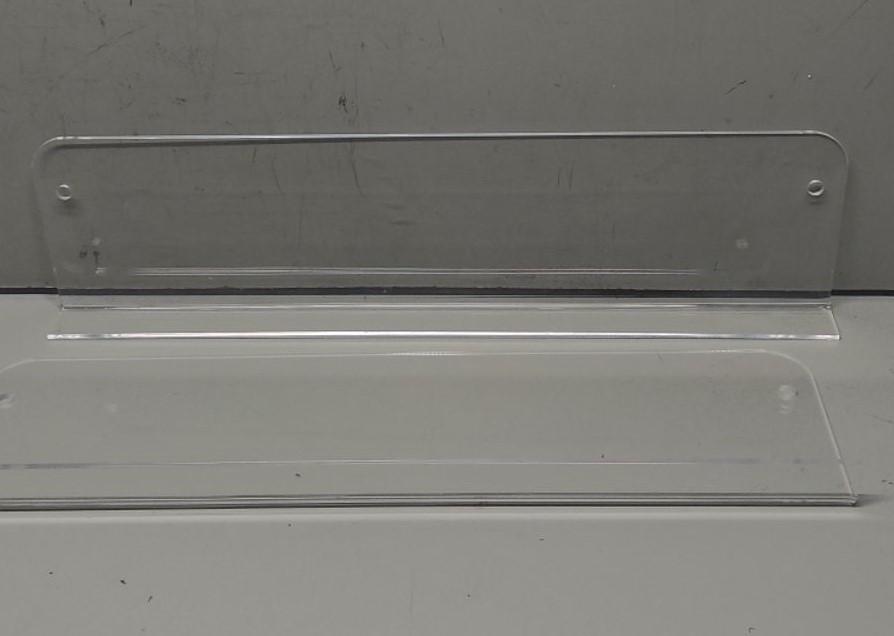 2 PCS Floating Clear Shelves 60"x7" 