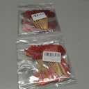 2 x 24PCS 2024 Graduation Lawyer Cupcake Toppers Law School Graduation Theme Party Cake Toppers Picks Case Closed Jurisprudence Lawyer Party Decorations Supplies Red