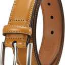CHAOREN Light Brown Belt - Genuine Leather Belt for Men 1 1/ 8" Formal - Perfect Companion to Mens Dress Shoes
