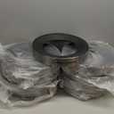 Simpli-Magic 16 Gallon (60L) Open Top Trash Can – Round Commercial Trash Can – Smudge-Resistant, Easy to Clean, Non-Skid Base, Stainless Steel, No Cans, 9 Lids