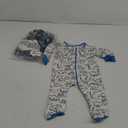 Onesies Brand Baby Boys' 4-Pack Sleep 'N Play Footies (6-9 Months, Blue Dino)