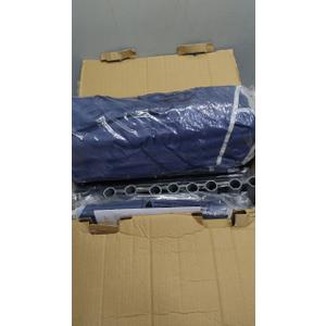 42x42 Inch Puppy Playpen with Cover, Dog Playpen for Puppies or Small Dogs, Pet Fence for Indoor & Outdoor, Sturdy Safety DogPen with Thickened Fabric, High-Strength Nylon Wire Mesh, Blue