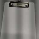 Plastic Clipboards Set of 30, A4 Acrylic White Board 8.5x11 for Classroom, Students, Transparent Letter Size 9" x 12.5" with Low Profile Clip, Office & School Supply