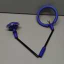 Skip Ball, Portable Foldable Colorful Flash Wheel Swing Ball, Kids Toys for Girls & Boys, Sports Fitness Toys for Kids & Adults. Gifts for Mom Women & Girls Toys Age 5-10 Years (Blue)