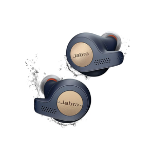 Jabra Elite Active 65t Alexa Enabled True Wireless Sports Earbuds with Charging Case – Copper Blue