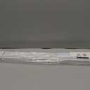 100% Privacy L-Shaped Blades Mini Blinds for Indoor Windows 1" Vinyl Cordless Window Blinds for Home, 34" W  36" H - White