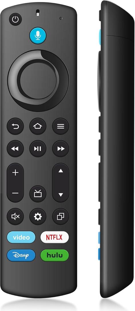 Replacement Remote Control Compatible with Fire Smart TV Cube & Firestick Remote (2nd/3rd Gen/4K/Lite/4K Max) with Voice, for Omni Fire Series Insignia, Pioneer Smart TV 3rd Gen