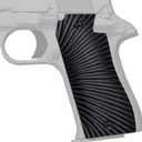 Guuun G10 Grips for Star BM/BKM OPS Starburst Texture - (Black)