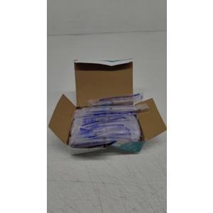 50 Pack 1ml 23Gauge - 1 Inch Luer Lock Lab Sample Measuring Tool, Individually Sealed Wrapped