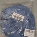 Women's Denim Tank Top Lightweight Sleevless V Neck Ruffle Shirt Casual Blouse (Medium, Blue)