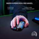 Razer Naga V2 Pro Wireless MMO Gaming Mouse: 19+1 Programmable Buttons w/Swappable Side Plates - HyperScroll Pro Wheel - Focus 30K Optical Sensor - Mouse Switches Gen-3-300 Hr Battery