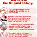 Stitchy No-Sew Hemming Tool- Easy, Portable, Professional-Grade Tagging Gun for Quick, Temporary Hems on Pants, Skirts, Dresses, and Sleeves
