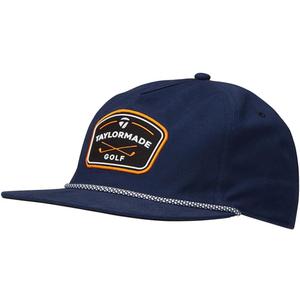 TaylorMade 2024 Daytona Rope Snapback Hat, XS (US, Alpha, X-Small, Navy)