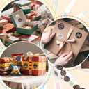 3 x 1000pcs Hispanic Heritage Month Stickers, Hispanic Countries Flag Patterns Stickers Latino in Spanish for Month Celebrating