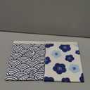 Beeswax Bread Bags for Sourdough, Reusable Bread Bags for Homemade Bread, 2 Pack Natural Cotton Beeswax Storage, Natural Cotton Beeswax Bags, Large Capacity (Dark Blue)