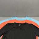 Real Essentials 3 Pack: Women's UPF 50+ Quick Dry Fit Sun Shirts Long Sleeve UV SPF Hiking Top Outdoor, XL