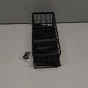 Dish Soap Holder - Kitchen Sink Caddy Organizer, Kitchen Countertop Organizer, with Stainless Steel Self Drain Tray, Rust-Free, for Sponge, Dish Soap Dispenser and Brush Storage Accessories, Black