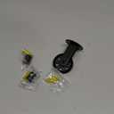 Black Pulley Wheel for Pendant Light Fixture, Swag Hook for Pendant Lighting, Hook for Hanging Lamp, Wall & Ceiling Mount