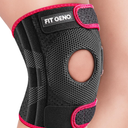 Fit Geno KNEEXPERT Knee BRACE Sciatica Pain Relief Brace - Pink