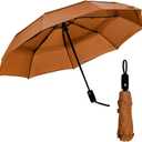 Mr. Pen- Windproof Travel Umbrella, Small Water-Resistant Automatic Folding Umbrella for Rain and Sun, Light, Compact and Portable for Women & Men, Fits Car & Backpack (Tawny Glow)
