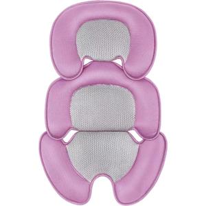 Newborn Baby Support Cushion Infant Insert 3D Mesh Breathable Liner Compatible with Stroller, Car seat, High Chair Etc (Pink)
