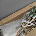 Large Olive Trees Artificial Indoor, Upgraded 7FT Faux Olive Tree with Natural Wood Trunk and Lifelike Fruits, White Tall Planter, Modern Artificial Plants for Home/Office Decor Gifts