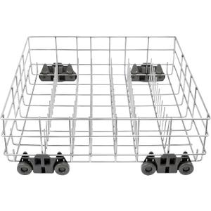 Upgraded W10311986 W10380384 Dishwasher Rack, W11158802 Dishwasher Lower Dishrack with 4 Lower level rack wheels, replacement for Whirlpool Dishwasher, 20.5" x 20.5" x 5.9" Material Upgrade