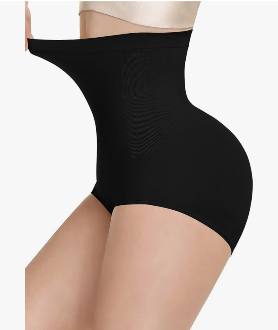 High Waisted Shapewear for Women Tummy Control Underwear Seamless Comfort Slimming Briefs Panty,L