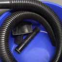 Koblenz Wet Dry Vacuum Cleaner, 2 Gallon 2.0 PHP, 60 CFM, 10 ft Reach, Twist-N-Lock Hose, Small Shop Vac, Portable Shop Vac for Home Car Garage Workshop, Accessories Included, Blue/Black, WD-2L