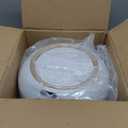 Automatic Motion Sensor Bathroom Trash Can with Lid, 3 Gallon Touchless Trash Bin, Smart Plastic Electric Garbage Cans Small White Wastebasket for Office, rv, Bedroom, Living Room