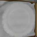 4 Pcs Silver Serving Tray 10-Inch Elegant Vintage Floral Round Metal Plate Silver Platter for Buffet Wedding Party Jewelry Decorative
