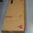 SONGMICS Wide Jewelry Organizer, LED Jewelry Cabinet Wall/Door Mounted, Arched Mirror with Storage, Lockable, Rounded Corner, Interior Mirror, 3.9 x 16.5 x 42.5 Inches, Cloud White UJJC020W01