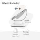 UPPAbaby Mamaroo Smart Swing Customizable Soothing Modes with MotionSync Technology Infant Recline + Bluetooth Enabled Included Newborn Insert Stella (Grey Mlange)