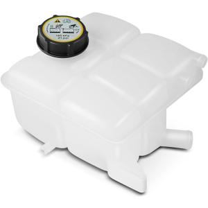 A-Premium Front Engine Coolant Recovery Reservoir Tank [with Cap] Compatible with Ford Vehicles - 2013-2018 C-Max, 2013-2016 Escape, 2012-2018 Focus & 2014-2016 Transit Connect