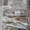 Area Rug 8x10 Washable Vintage - Soft Traditional Rugs for Living Room Large Non Slip Backing with Low Pile Farmhouse Oriental Retro Carpet for Bedroom Dining Room or Home Office - Tea Brown