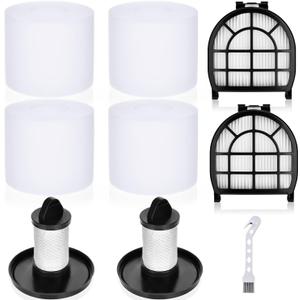 Leadaybetter Filter Replacement for Shark LZ600 LZ601 LZ602 LZ602C APEX UpLight Lift-Away DuoClean Vacuum Cleaner, 2 Post HEPA & 2 Pre Motor Filters 4 Foam Filters, Part # XHFFC600 & XFFLZ600