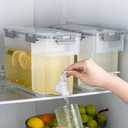 Amazon.com: Cold Kettle with Faucet, 2 Pack-6L/1.5 gallon Refrigerator Juice Water Pitcher, Home Plastic Beverage Dispenser, Filter Drink Container for Home, Kitchen, Camping, Party: Home & Kitchen