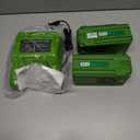 Replacement Battery and Charger for Greenworks 40V Battery Compatible with GreenWorks G-MAX 6.0Ah 40V Power Tools 29462 29252 20202 22262 25312 25322 20642 22272 27062 21242 (2pack+Charger)