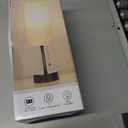 Bedside Table Lamp for Bedroom, 3-Color Small Lamps with Pull Chain, Bedroom Table Lamps for Night stands,Desk Reading Light AC Outlet Nightstand Lamp for Living Room Decor/Dorm/Office Bulb Included