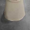 Aspen Creative 32030B Transitional Empire Shape Spider Construction Lamp Shade in Eggshell, 6" Top x 12" Bottom x 9" Slant Height